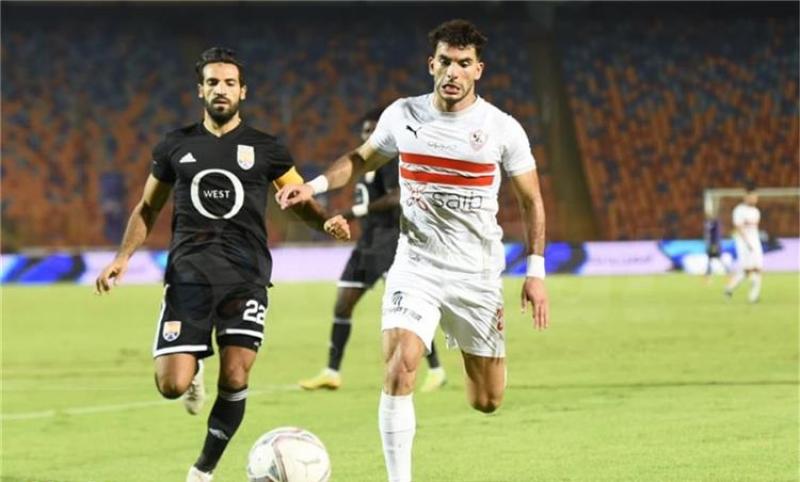 لقطة من لقاء الزمالك والجونة 